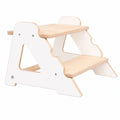 MAMOI® Kindertritt aus Holz, 2-stufig | Modernes, sicheres und vielseitiges Design | 100% Öko, hergestellt in der EU