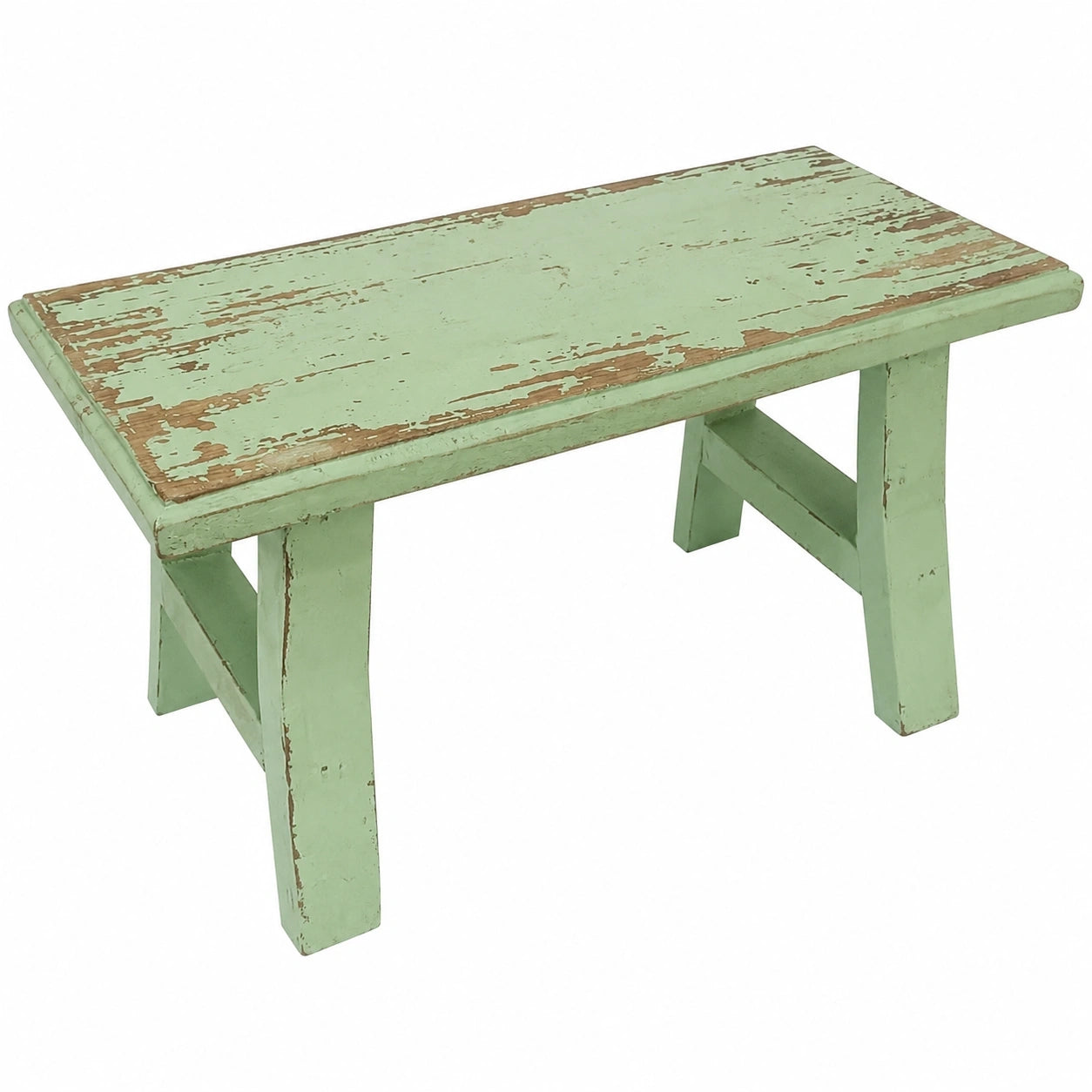Vintage Holzhocker für Kinderzimmer und Garten - Natur Rustikaler Stil