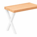Esszimmerbank aus Holz mit Weißem Design 160x30x47cm