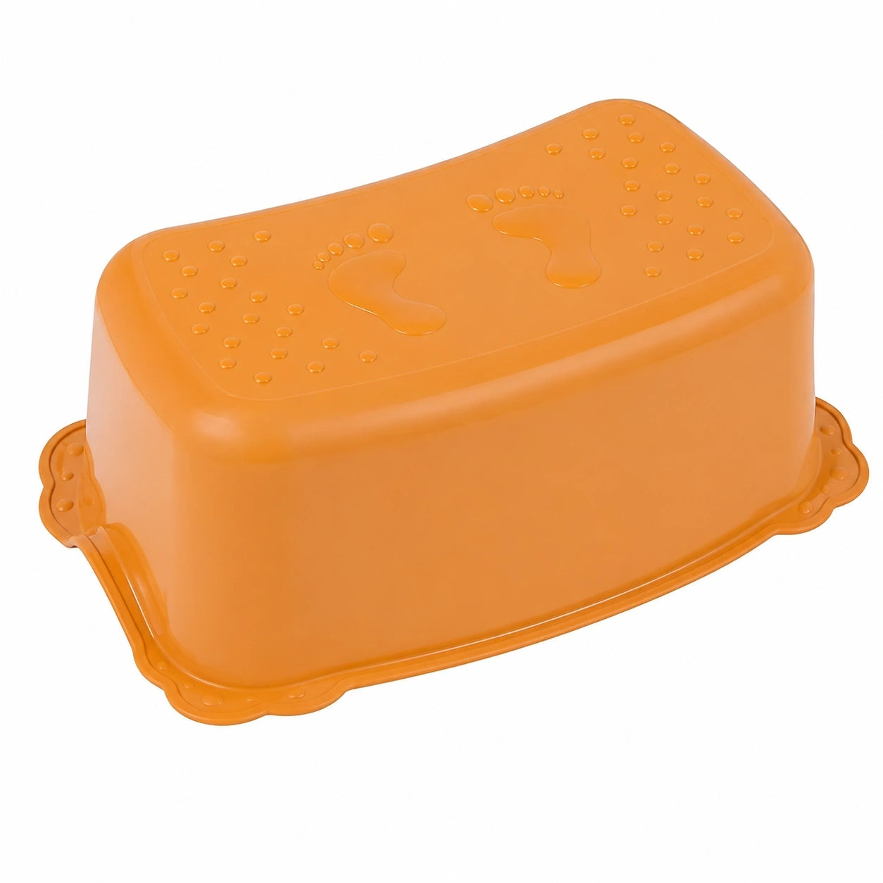 Hylat Kindertreppenhocker – Rutschfeste Tritthilfe für Badezimmer – Leichter Hocker ab 3 Jahren, bis 40 kg – Fuchsdesign in Orange