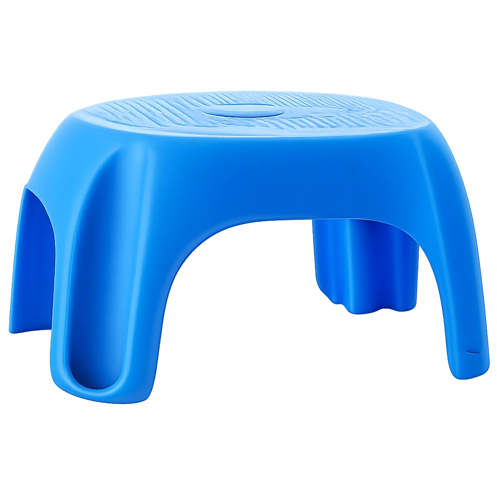 RIDDER Kinder-Hocker, rutschfest, umweltfreundlich, blau