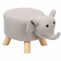 Kesper Kinder-Sitzhocker Elefant aus FSC-Kiefernholz, 47x25x25 cm, belastbar bis 50 kg