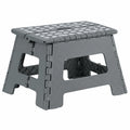 Faltbarer Reise-Klapphocker für Kinder, 22cm, bis 120kg, grau