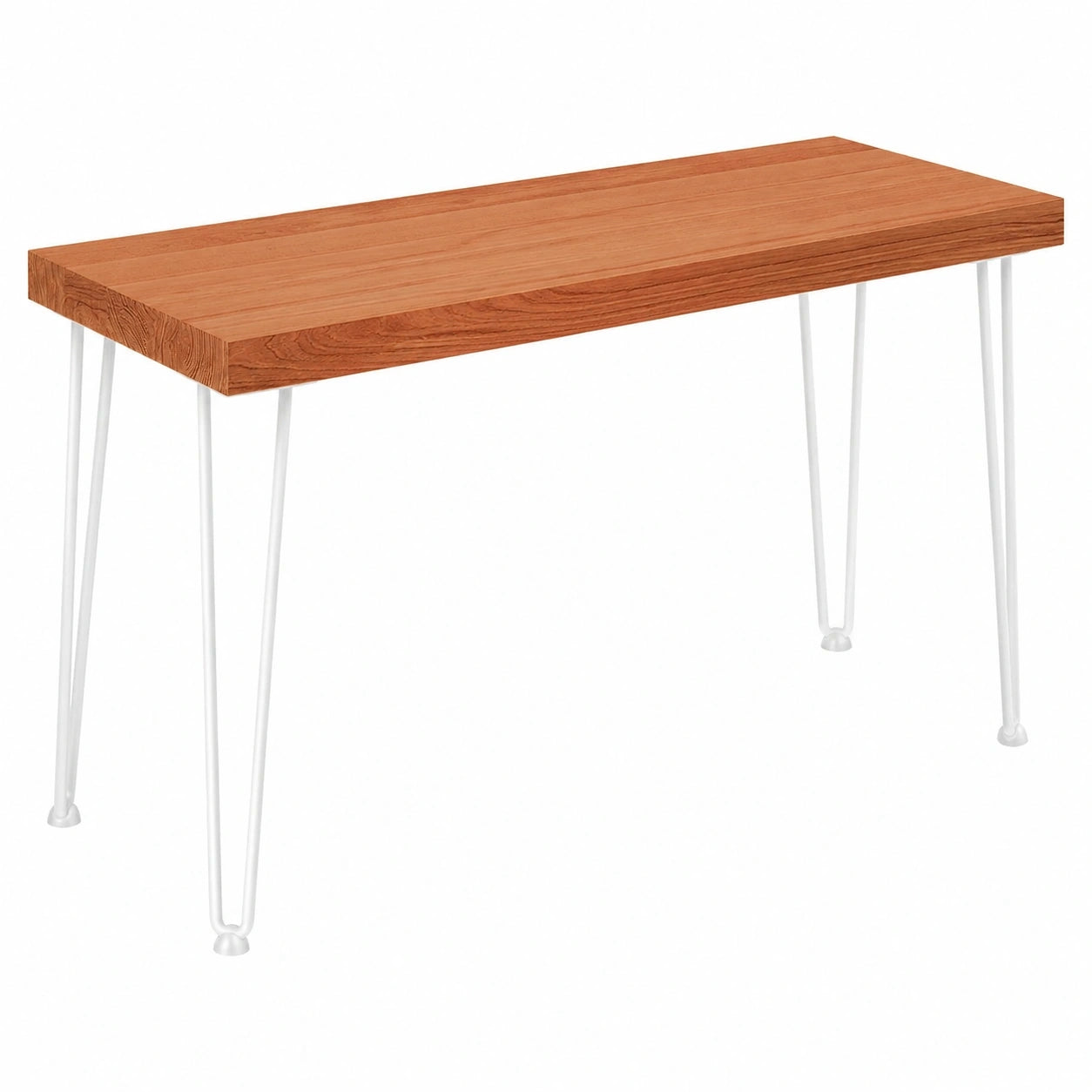 LAMO Holz Flurbank mit Kreativen Möbelbeinen, 30x100x47 cm, Weiß/Dunkel