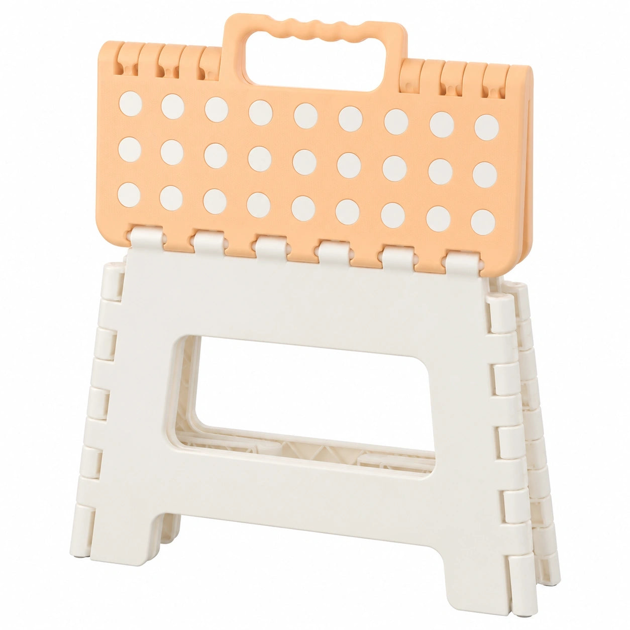 Klappbarer Tritthocker für Kinder und Erwachsene - Sicherer Falthocker mit rutschfester Oberfläche, 120 kg Tragkraft, ideal für Bad und Küche